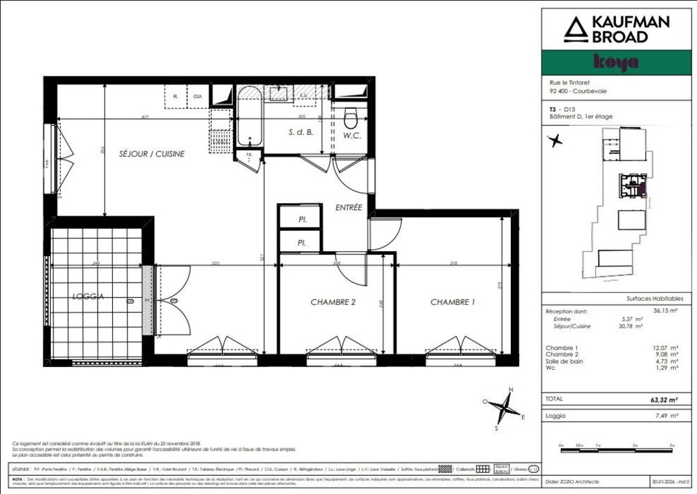 Vente Appartement Quartier Faubourg de l'Arche de Coubevoie Courbevoie