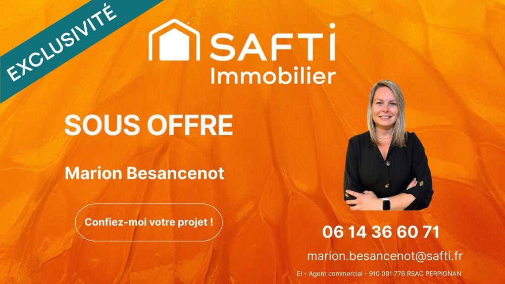 Maison T4 semi plain pied 92m² à rafraichir
