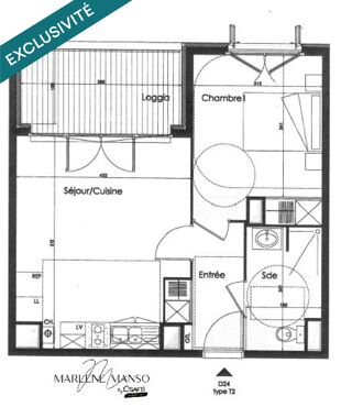  Appartement � vendre 2 pi�ces 42 m�