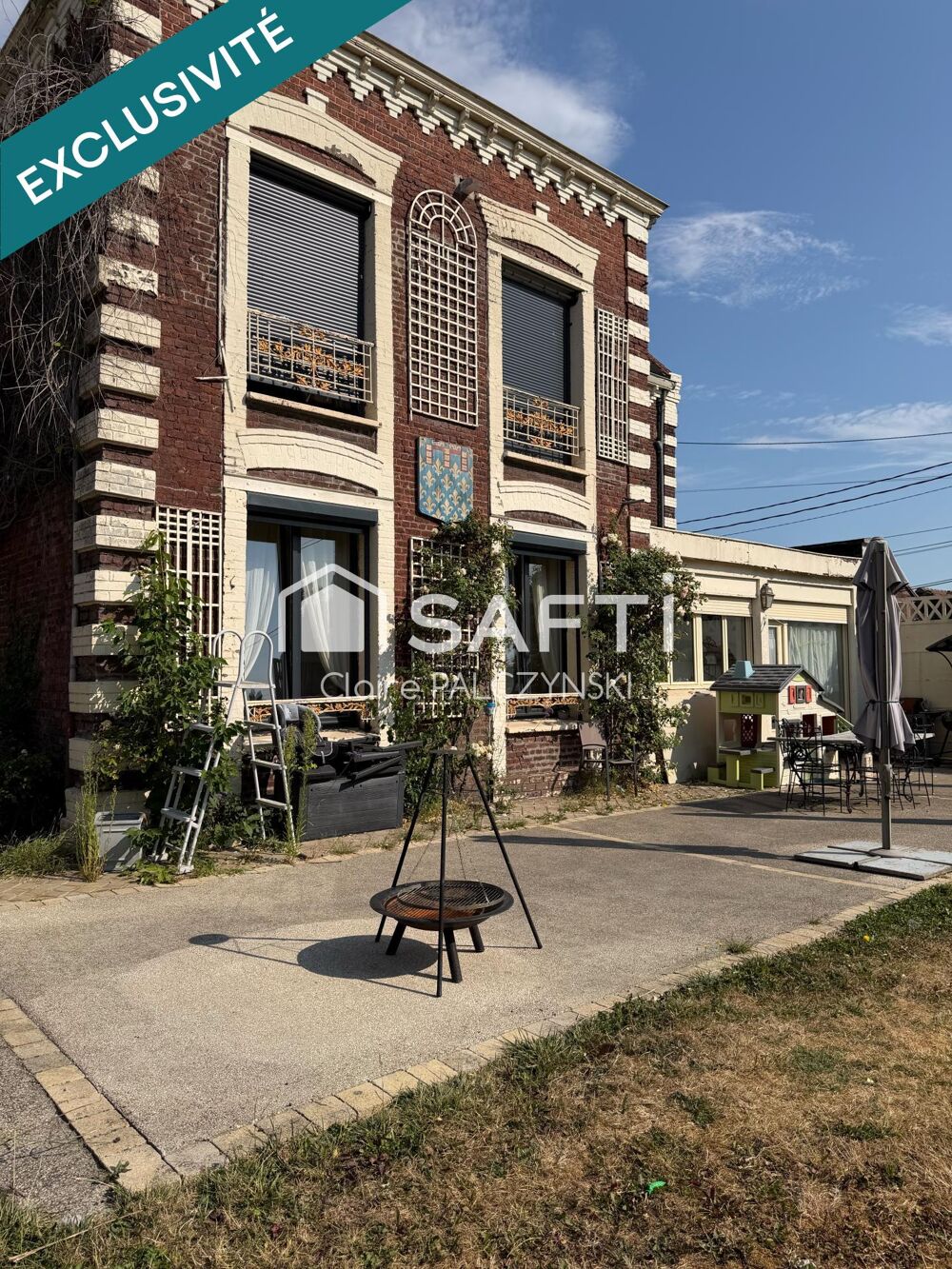 Maison de Maître d'exception  270 m²  Terrain de plus de 2 300 m²  Fouquières-lès-Lens