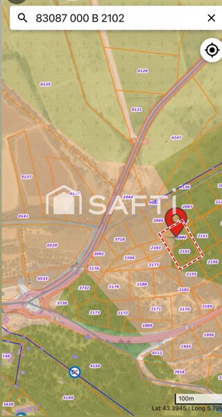  Terrain � vendre 2570 m�