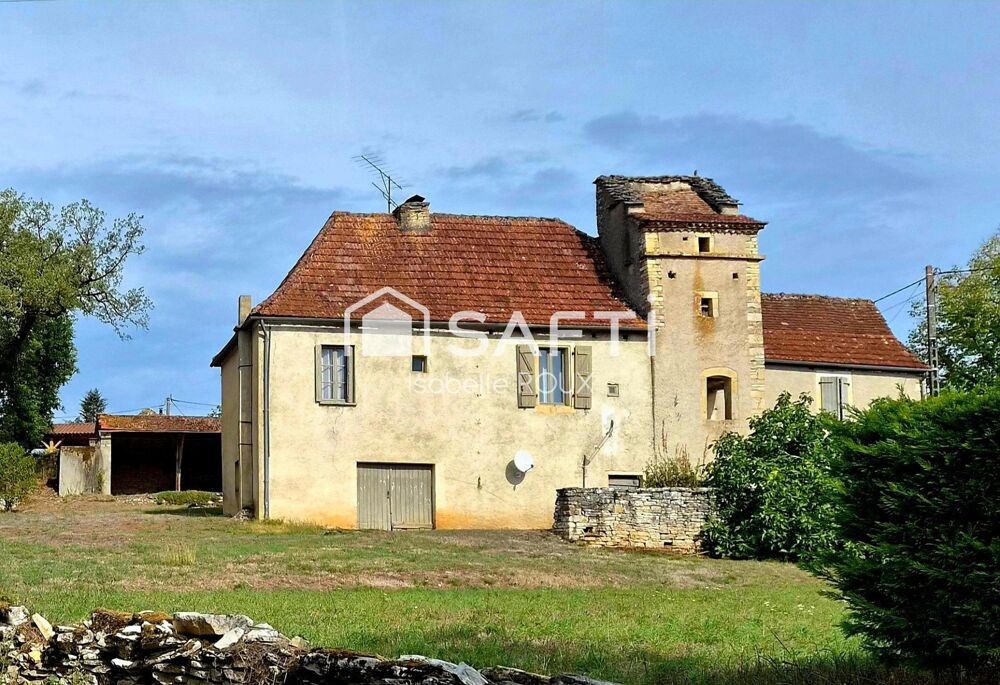 Vente Maison jolie propriété, maison en pierre, granges, beau terrain. Catus