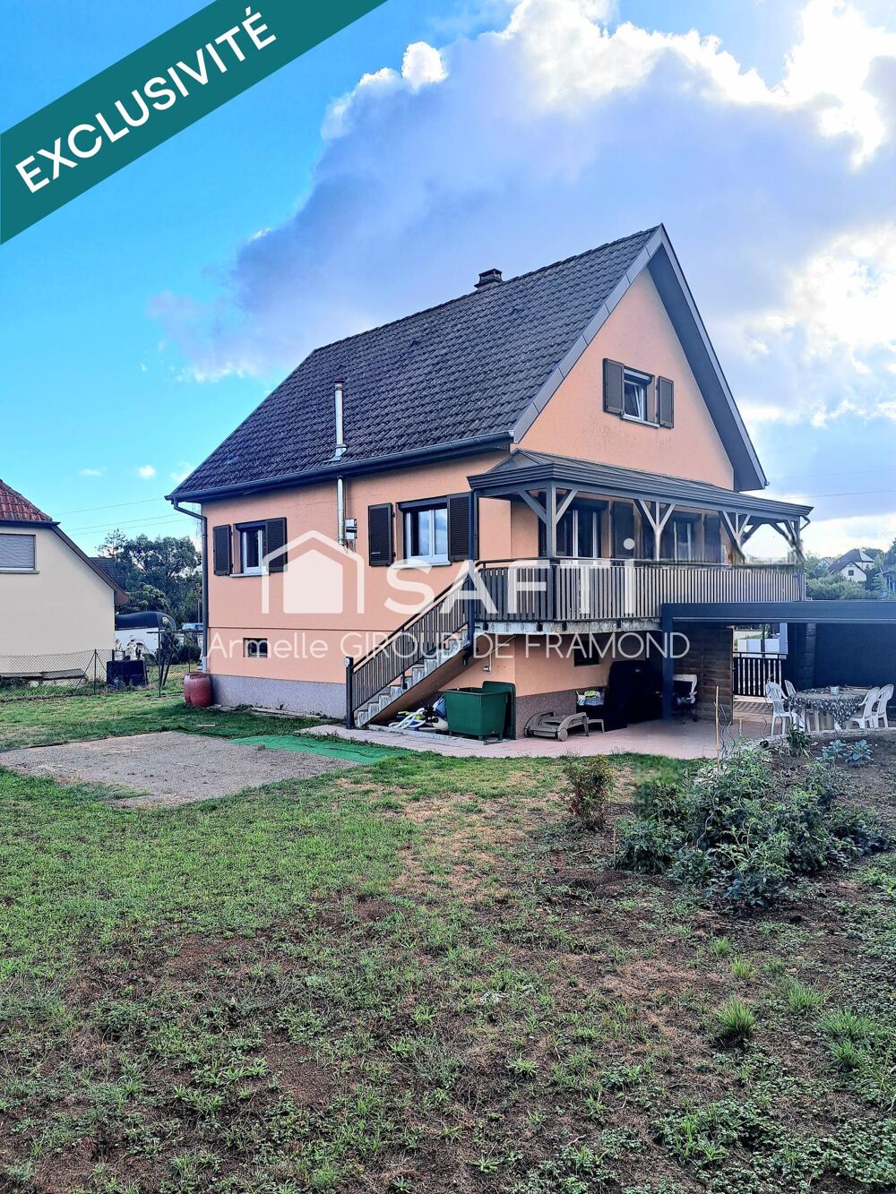 Vente Maison COUP DE CŒUR – A MORSCHWILLER-LE-BAS, MAISON FAMILIALE ENTIÈREMENT RÉNOVÉE de 130 m2 et 145 m2 utile, LUMINEUSE, AU CALME, ET VU Morschwiller-le-bas