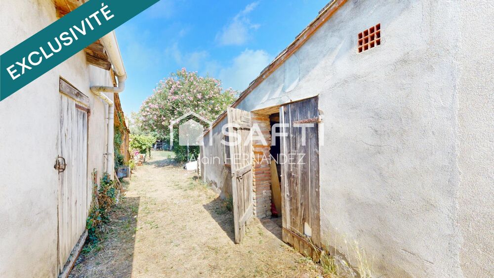 MURET Maison avec jardin, garage - fort potentiel