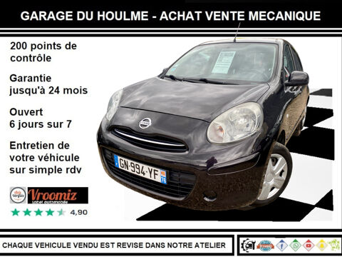 Nissan Micra essence 1.2, 5 portes, chaine de distribution 2012 occasion LE HOULME 76770