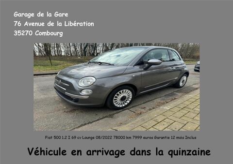 Fiat 500 - 1.2 I 69 cv Lounge 685 - Gris anthraci