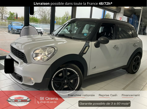 Mini Countryman Cooper S 184 ALL4 TOIT OUVRANT PANORAMIQUE fr 2011 occasion Saint-Orens-de-Gameville 31650