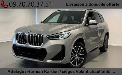 Bmw X1 - Sdrive 18i Msport + attelage + alarme + Harman Kardon + Sièges et volant chauffants - Gris 44390 Paris 8