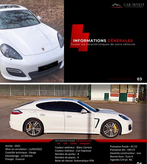 Panamera V8 turboS powerkit expertise ok 2011 occasion 44500 La Baule-Escoublac