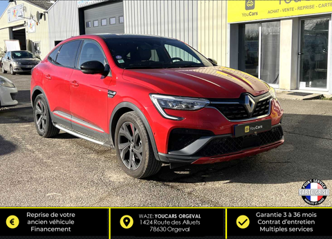 Renault Arkana RS LINE E-TECH 1.6 i 16V GPF 145 Hybrid S&S 94 cv Boîte auto 2021 occasion Orgeval 78630