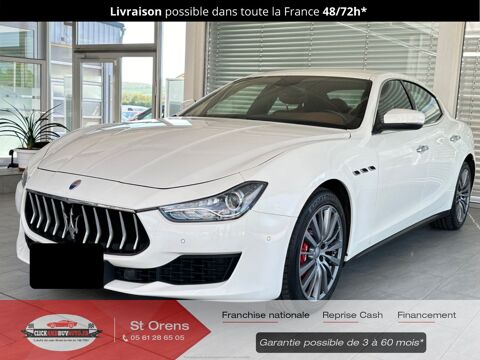 Maserati Ghibli 3.0 V6 275 CH Diesel GranLusso Xénon Navi CarPlay 2017 occasion Saint-Orens-de-Gameville 31650