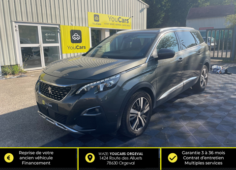 Peugeot 5008 1.5 BlueHDi EAT8 130 cv Boîte auto CARPLAY - 7 PLACES - CLIM 2019 occasion Orgeval 78630