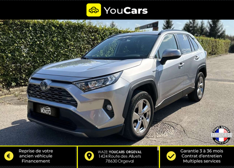 Toyota RAV 4 2.5 222h 4WD 4 ROUES MOTRICES - DYNAMIQUE TECHNO - CARPLAY - 2021 occasion Orgeval 78630
