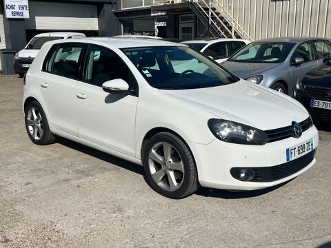 Volkswagen golf - 6 1.4 TSi 122 CV GPS Bleutooth - Blanc