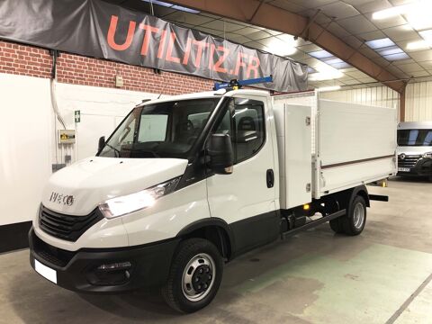 Iveco Daily benne 35C16 3.0 avec treuil ARKANE 250kg 15.142 kms 2022 occasion INGRE 45140