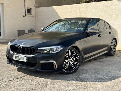 BMW Série 5 M550d xDrive 3.0 d 24V Steptronic8 400 cv BVA BLACK FROZEN S 2018 occasion Aigues-Vives 30670