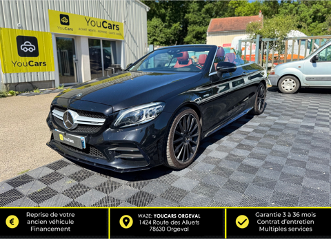 Mercedes Classe C Cabriolet 43 AMG 390ch 4Matic - PACK CARBON - BURMEISTER - E 2019 occasion Orgeval 78630