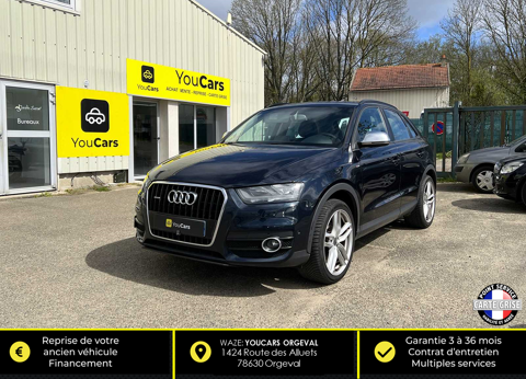 Audi Q3 QUATTRO S LINE 2.0 TDI 140 cv - FULL CUIR - PARK ASSIST - AI 2012 occasion Orgeval 78630