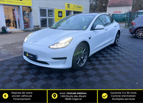 Tesla Model 3 306 autonomie standard plus rwd 60 kwh - POMPE A CHALEUR - G 2021 occasion Orgeval 78630
