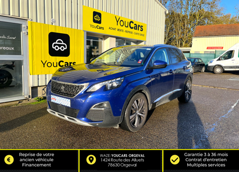 Peugeot 3008 ALLURE 2.0 BlueHDi 150 cv APPLE CARPLAY - AVERTISSEUR D'ANGE 2018 occasion Orgeval 78630