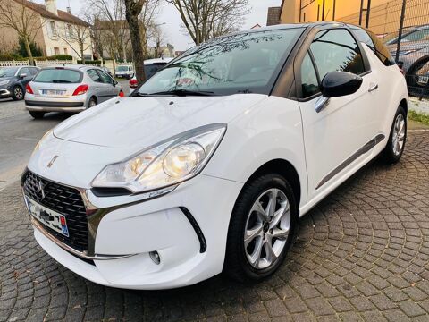 Citroën DS3 - So Chic - Black & White - 1.2 BVM5 82CV - CARPLAY / GPS TA 2018 occasion Houilles 78800