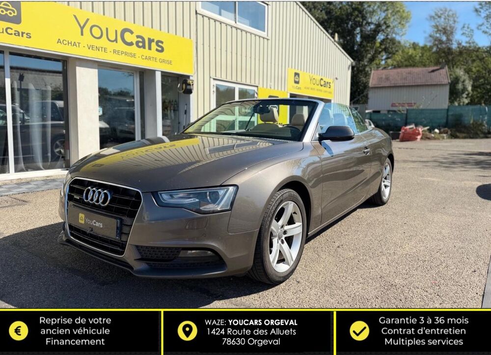 A5 CABRIOLET 3.0 TDI 245 AVUS QUATTRO S-TRONIC BVA 2013 occasion 78630 Orgeval