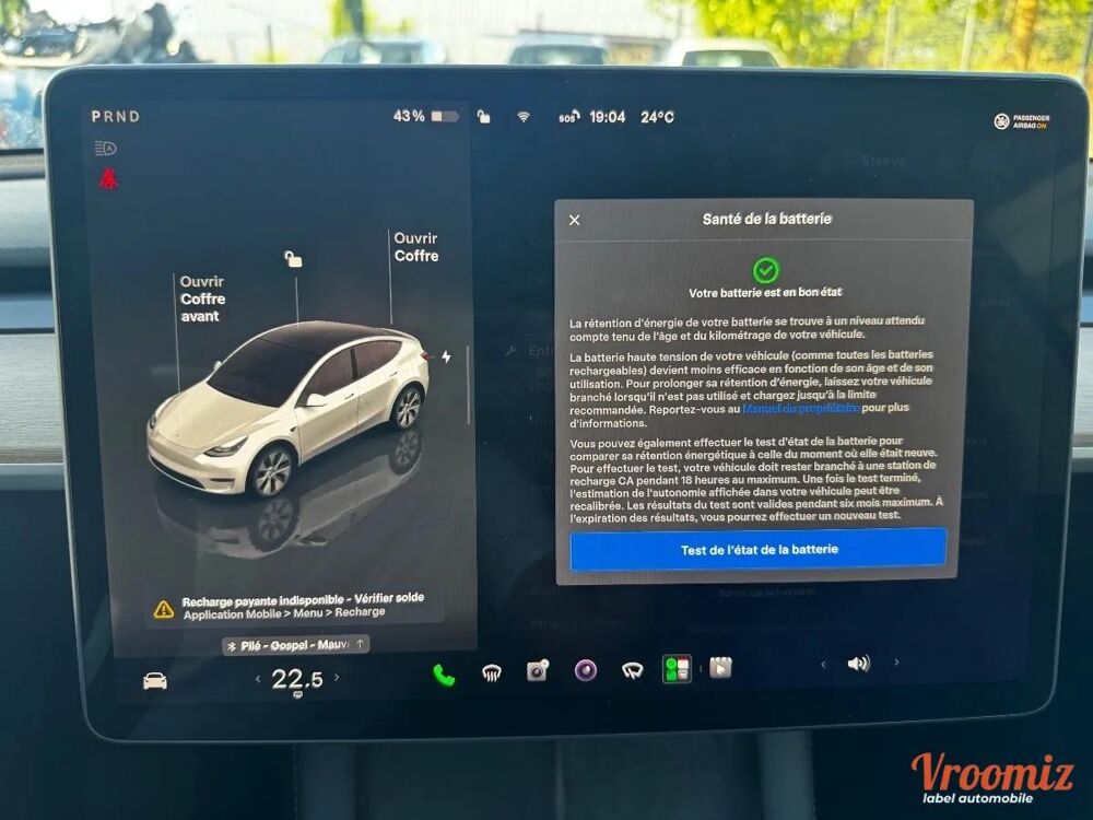 Model Y Long Range Dual Motor AWD 514ch 2022 occasion 01090 Montceaux