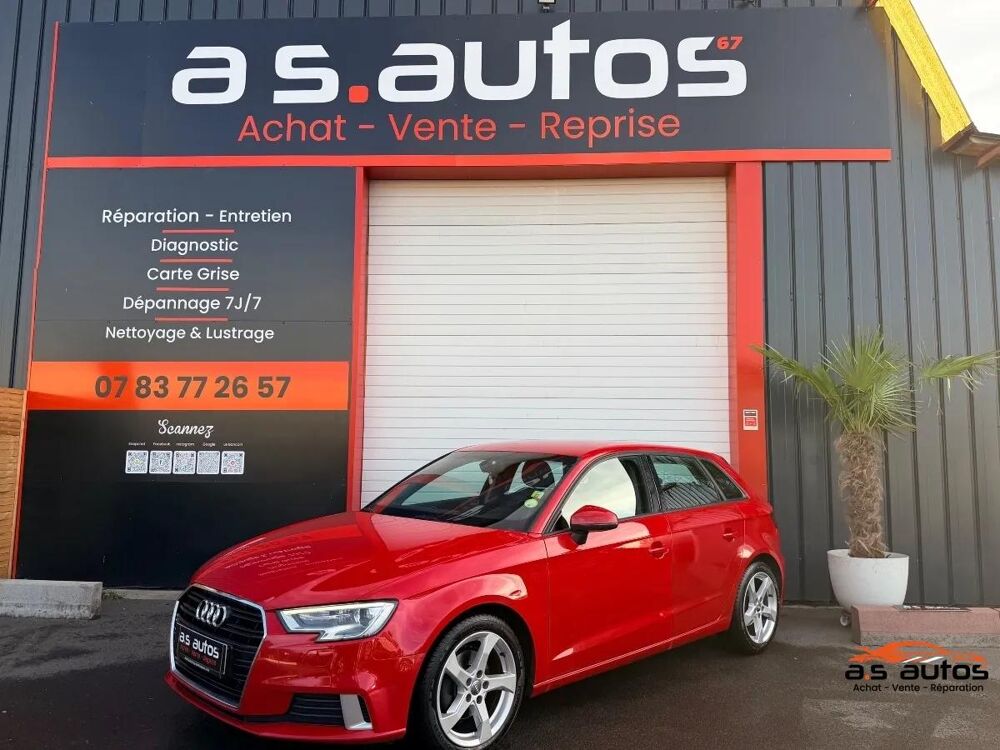 A3 SPORTBACK 1.6 TDI 115 DESIGN 2019 occasion 67240 BISCHWILLER