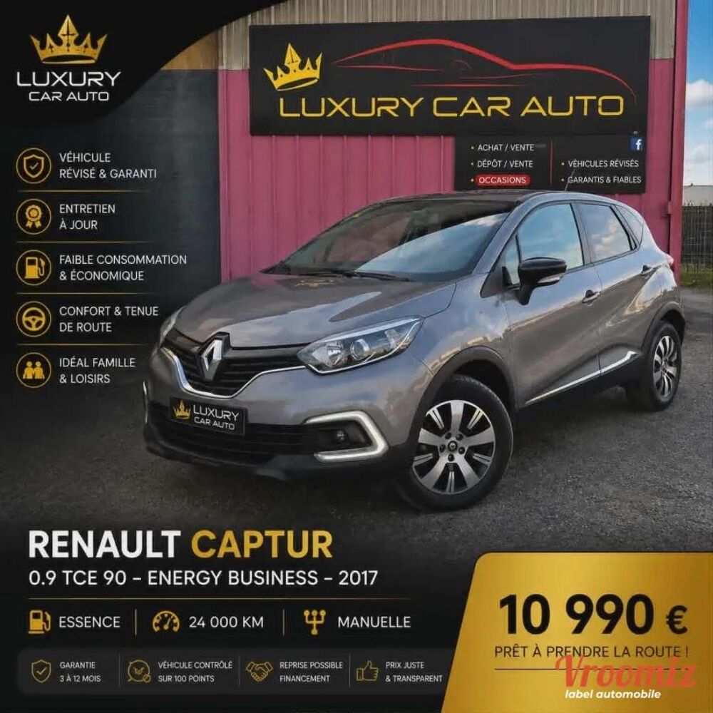 Captur 0.9 TCE 90 ECO ENERGY BUSINESS START-STOP 2017 occasion 18390 Saint-Germain-du-Puy
