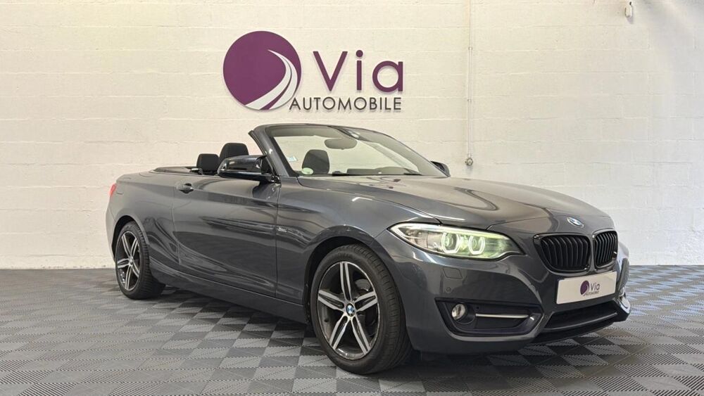 Serie 2 Cabriolet 218 d 218d 150 ch BVA8 SPORT 2016 occasion 91380 Chilly-Mazarin