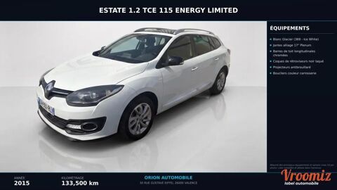 M&eacute;gane ESTATE 1.2 TCE 115 ENERGY LIMITED 2015 occasion 26000 Valence