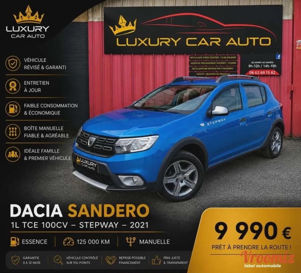 Sandero STEPWAY 1.0 ECO-G GPL 100 CONFORT 2021 occasion 18390 Saint-Germain-du-Puy