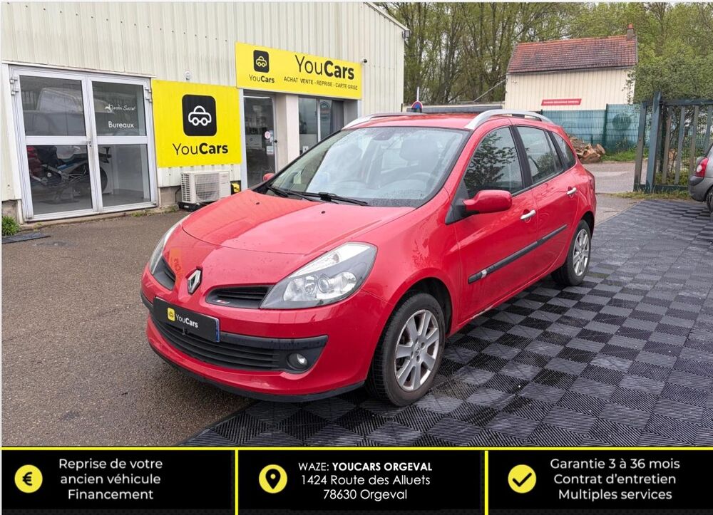 Clio ESTATE 1.5 DCI 105 DYNAMIQUE 2009 occasion 78630 Orgeval