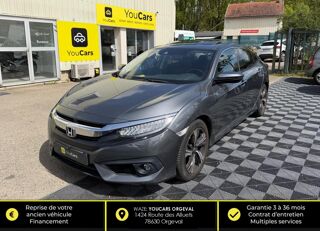 Civic 1.5 IVTEC 180 EXCLUSIVE CVT BVA 2017 occasion 78630 Orgeval