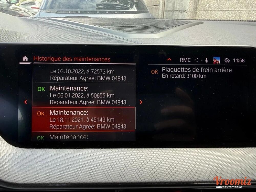 S&eacute;rie 1 120d XDRIVE BVA8 M-SPORT HUD GPS CAMERA H&KARDON TOIT OUVRAN 2020 occasion 78410 AUBERGENVILLE