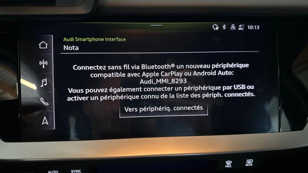 A3 SPORTBACK 1.5 35 TFSI COD 150 BUSINESS LINE S-TRONIC BVA 2020 occasion 17600 Saujon