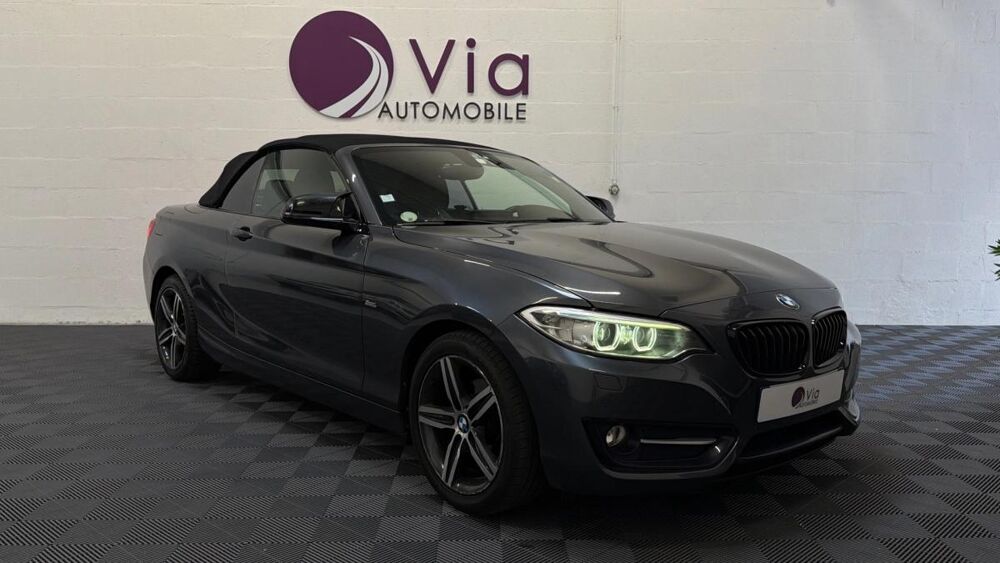 Serie 2 Cabriolet 218 d 218d 150 ch BVA8 SPORT 2016 occasion 91380 Chilly-Mazarin