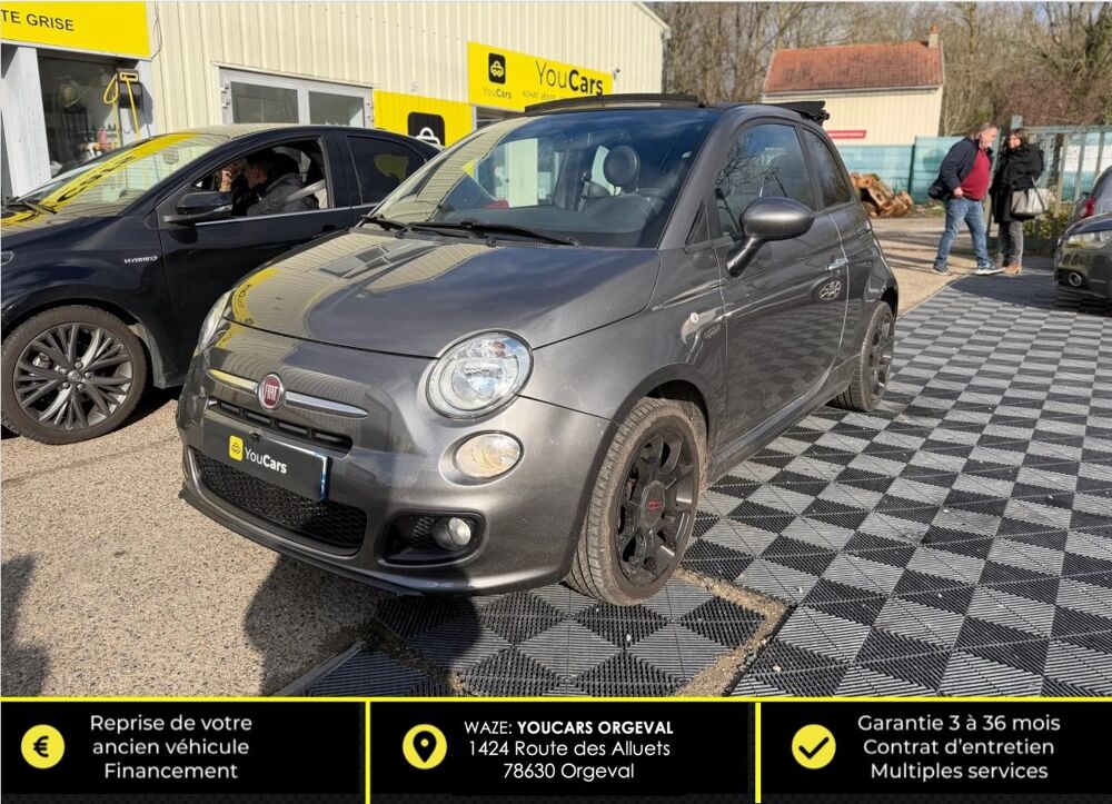 500 CABRIOLET 1.2 70 LOUNGE START-STOP 2013 occasion 78630 Orgeval