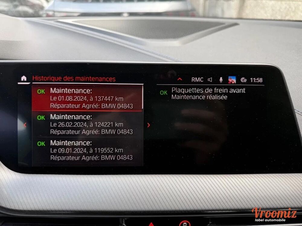 S&eacute;rie 1 120d XDRIVE BVA8 M-SPORT HUD GPS CAMERA H&KARDON TOIT OUVRAN 2020 occasion 78410 AUBERGENVILLE