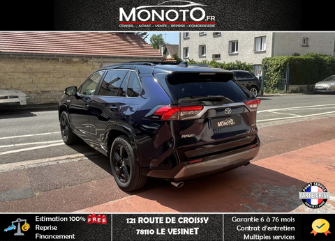 RAV 4 COLLECTION 2.5 VVT-i HYBRID 222ch AWD BO&Icirc;TE AUTO TOIT OUVRAN 2019 occasion 78360 MONTESSON