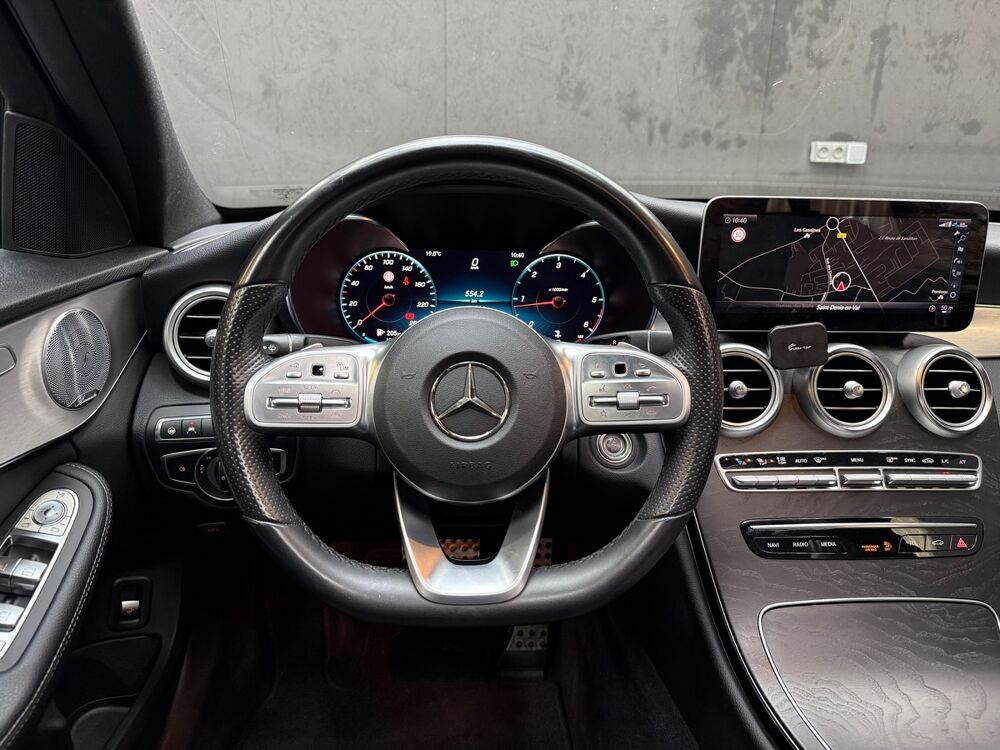 Classe C 220d 9G-TRONIC 194ch AMG Line - 1&deg;MAIN/TO/BURMESTER/CARPLAY/ 2019 occasion 45560 Saint-Denis-en-Val