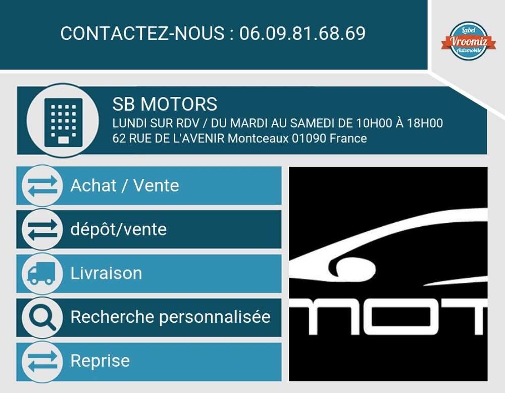 Patrol Y61 Phase III 3.0 TDI 160ch BVA LUXE ELEGANCE 7 PLACES 2006 occasion 01090 Montceaux