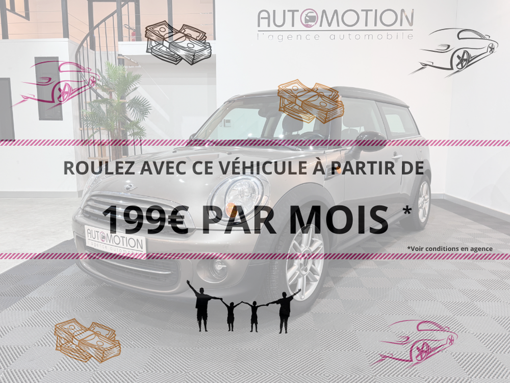 Clubman COOPER R55 122CV BVM 2013 occasion 17000 La Rochelle