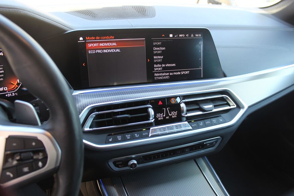 X5 G05 M50d XDRIVE 3.0 d 400 ch STEPTRONIC 8 - CARBONSCHWARZ / 2019 occasion 34430 Saint-Jean-de-V&eacute;das