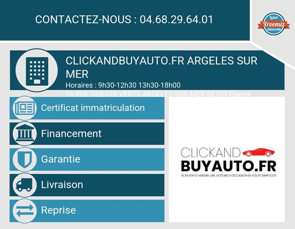 2008 Style 100 ch 1 &egrave;re main ref 1336 2021 occasion 66700 ARGELES-SUR-MER