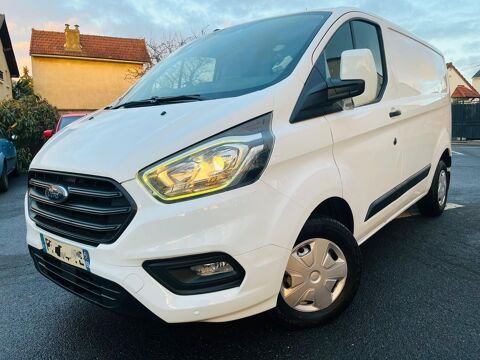 Ford Transit Custom �2.0 EcoBlue mHEV 130 BV6 � 1&egrave;re Main/Diesel Hybride/Carplay 2020 occasion Houilles 78800