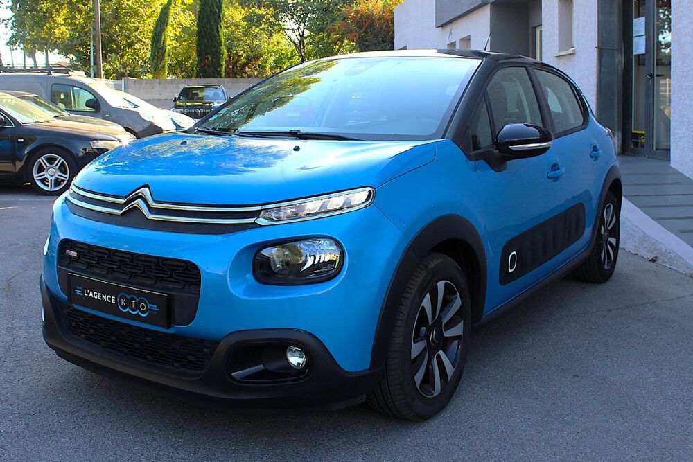 C3 III 1.2 VTi 82 ch SHINE - DISTRIBUTION FAITE + CARPLAY / CLI 2017 occasion 34430 Saint-Jean-de-V&eacute;das
