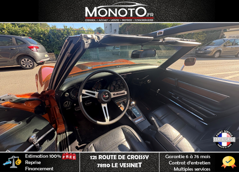 Corvette C3 STINGRAY 1973 5.7 V8 193 ch 350 ci 1973 occasion 78360 MONTESSON