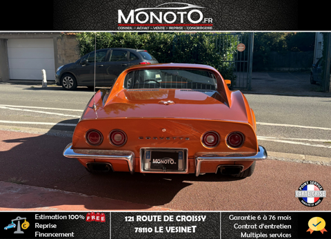 Corvette C3 STINGRAY 1973 5.7 V8 193 ch 350 ci 1973 occasion 78360 MONTESSON