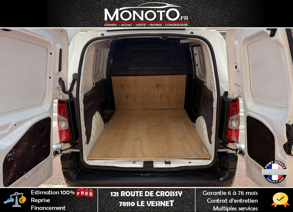 Combo VU Cargo L1H1 1.6 CDTI 99cv CLIMATISATION - LIMITEUR DE VITESSE 2020 occasion 78360 MONTESSON